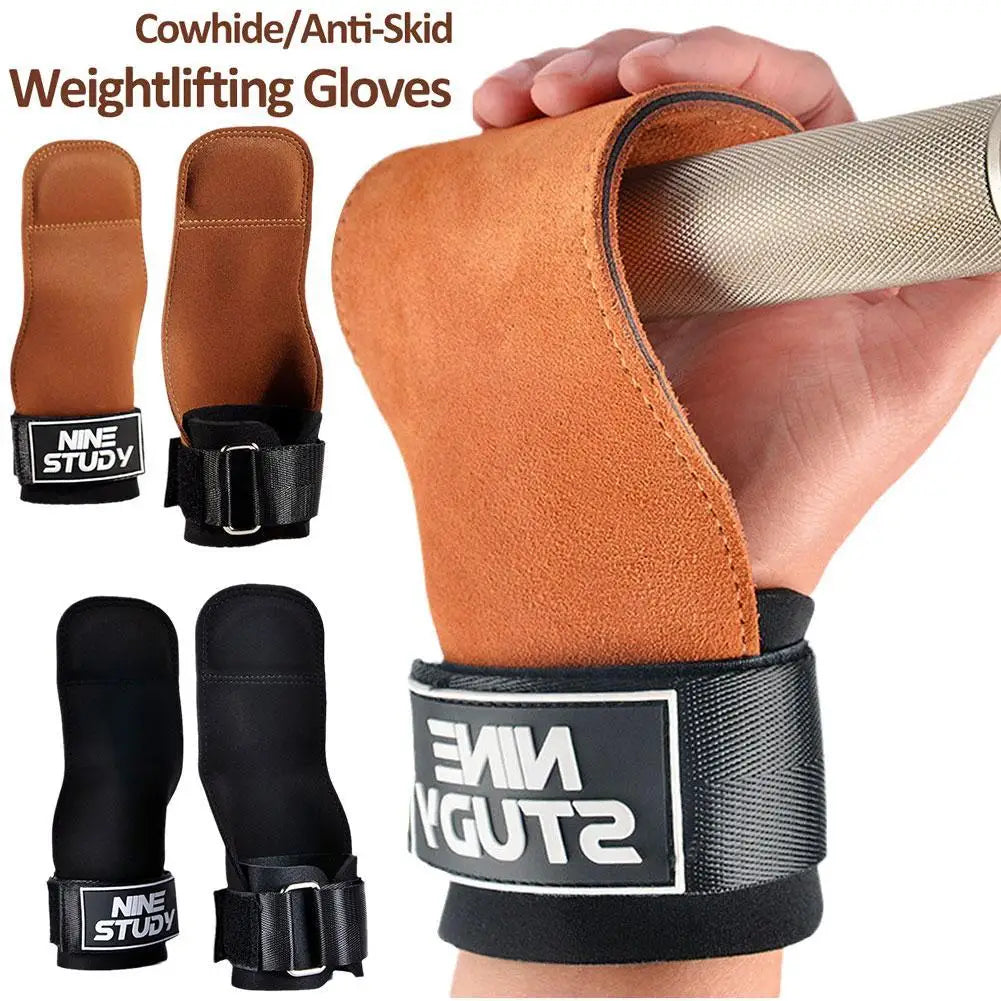 Gym Gloves Fitness Hand Palm Protection Equipment Anti Slip Wear-resistant Wrist Protection Hard Pull Grip Strength Gloves